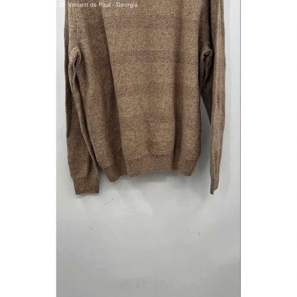 Chaps Tight Knit Sweater Men's Size XL Brown NWT Preppy Casual